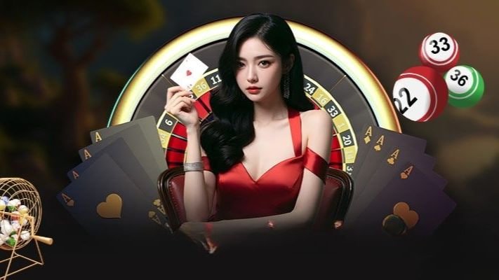 Responsible gaming reminder beside a red themed big wins screen